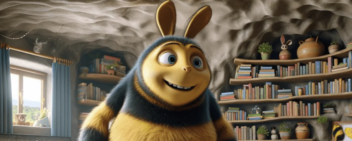 Buzz, the busy Toe Monster with a sting